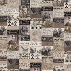 Free Spirit - Palette Charcoal - PWTH310.CHARCOAL Charcoal Collage-Version B