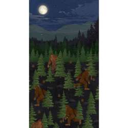 P&B Textiles - Bigfoot Country - BCOU 6123 PA PANEL 43x24 SQ44