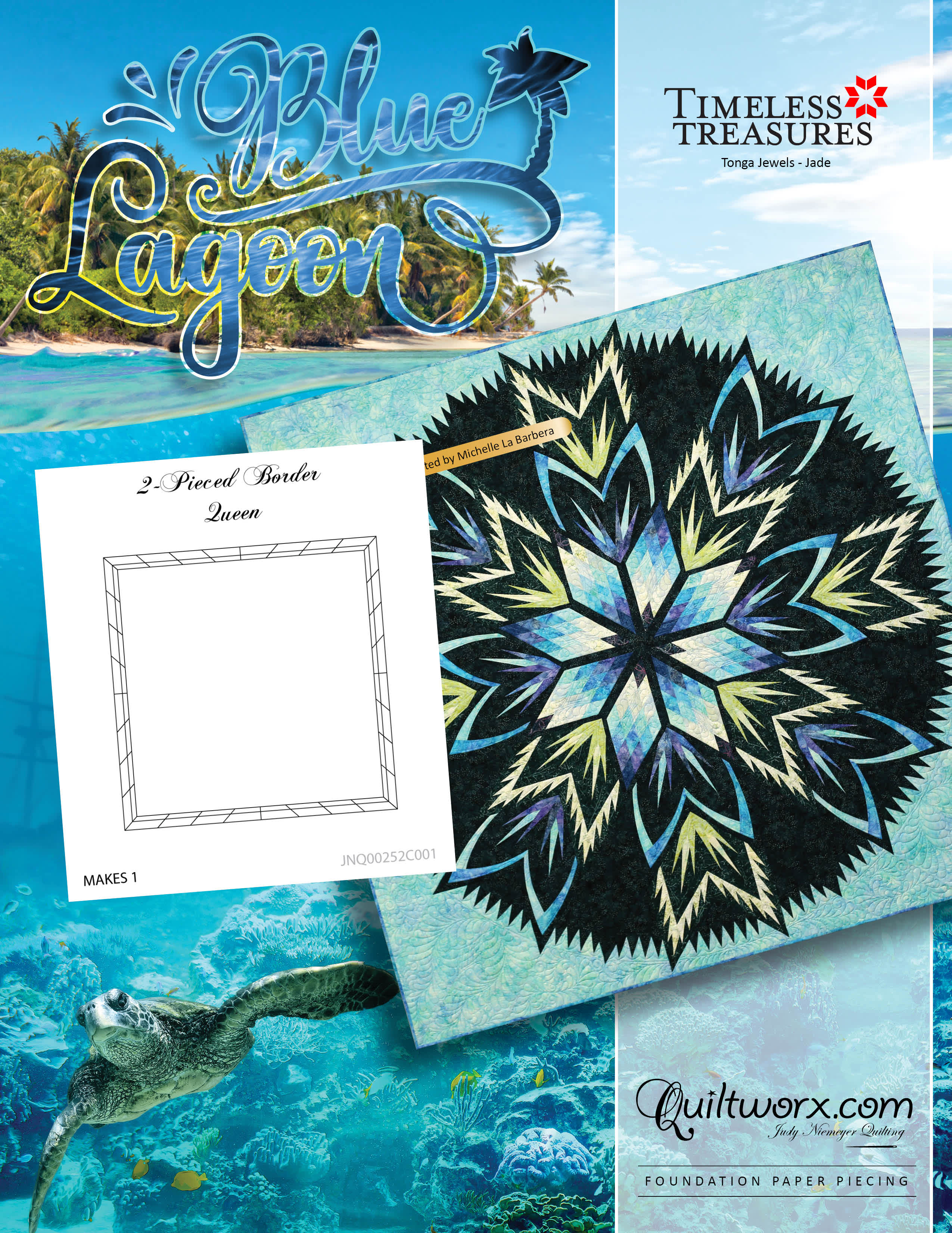 Blue Lagoon with Border