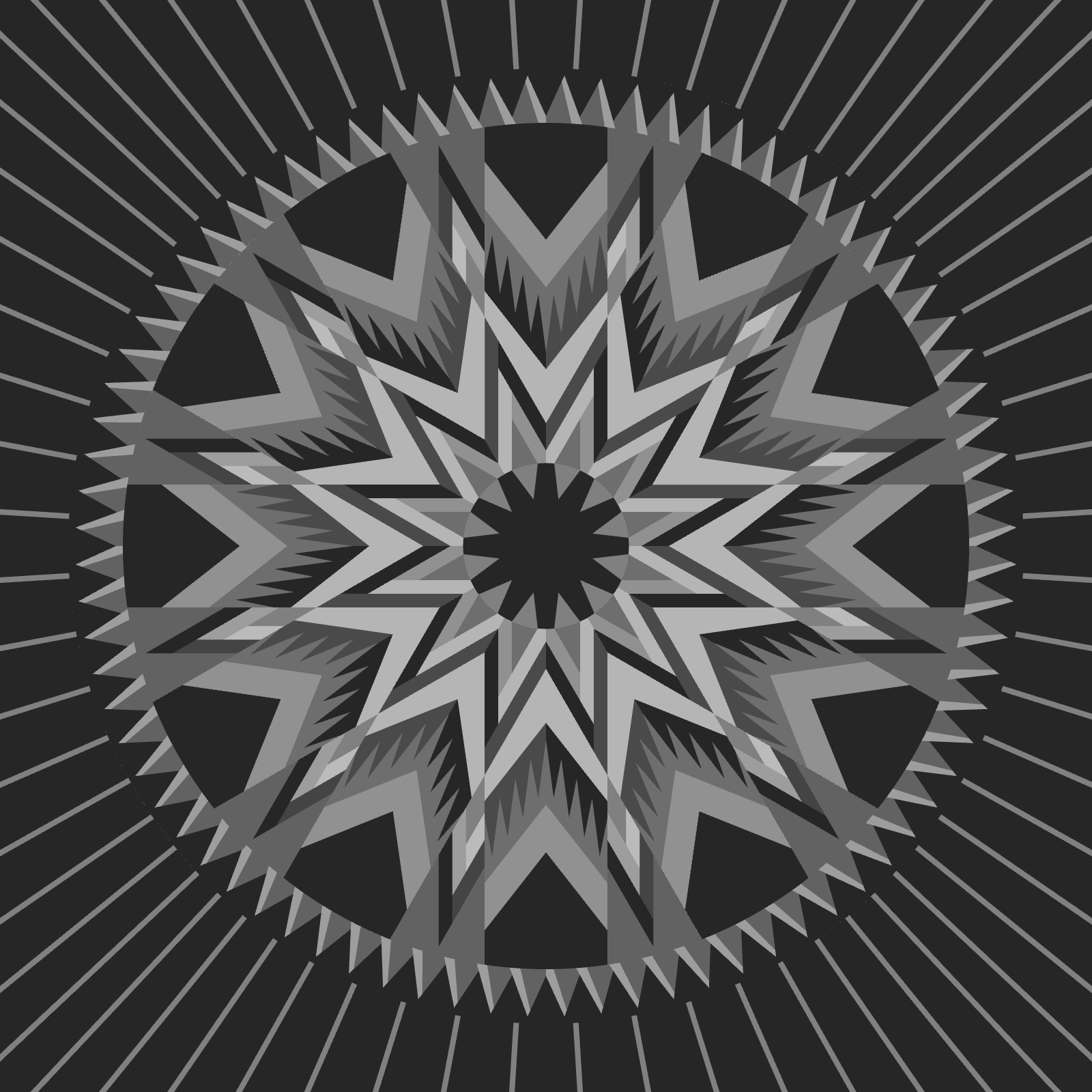 Dream Catcher with Border Blank Template