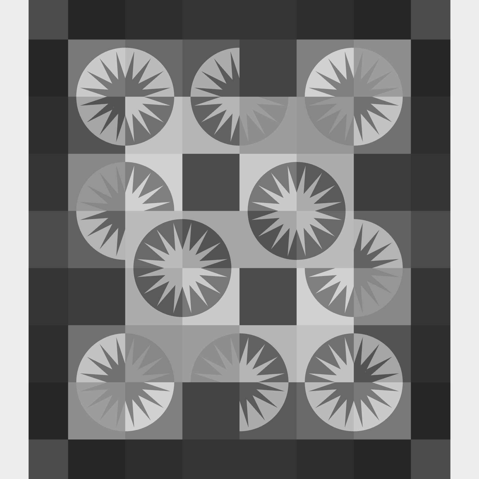 Desert Sky Mirrored Layout Blank Template