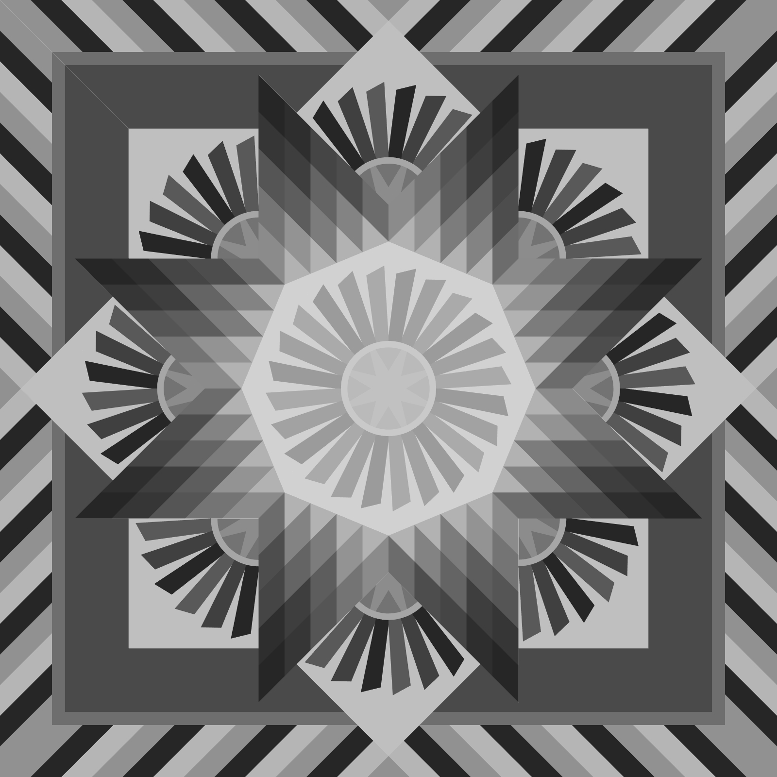 Tarnished Windmill 2018 60 x 60 Blank Template