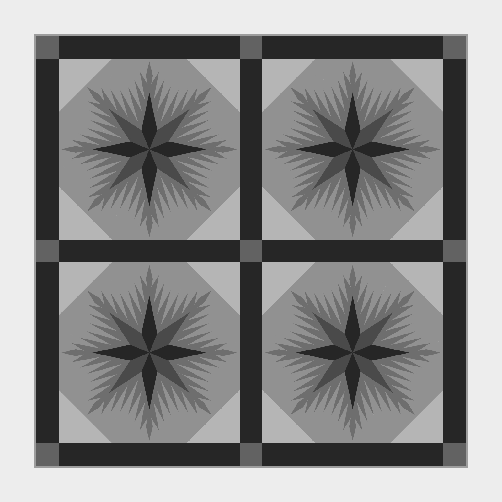 Winter Wonderland 38 in x 38 in Table Topper Blank Template