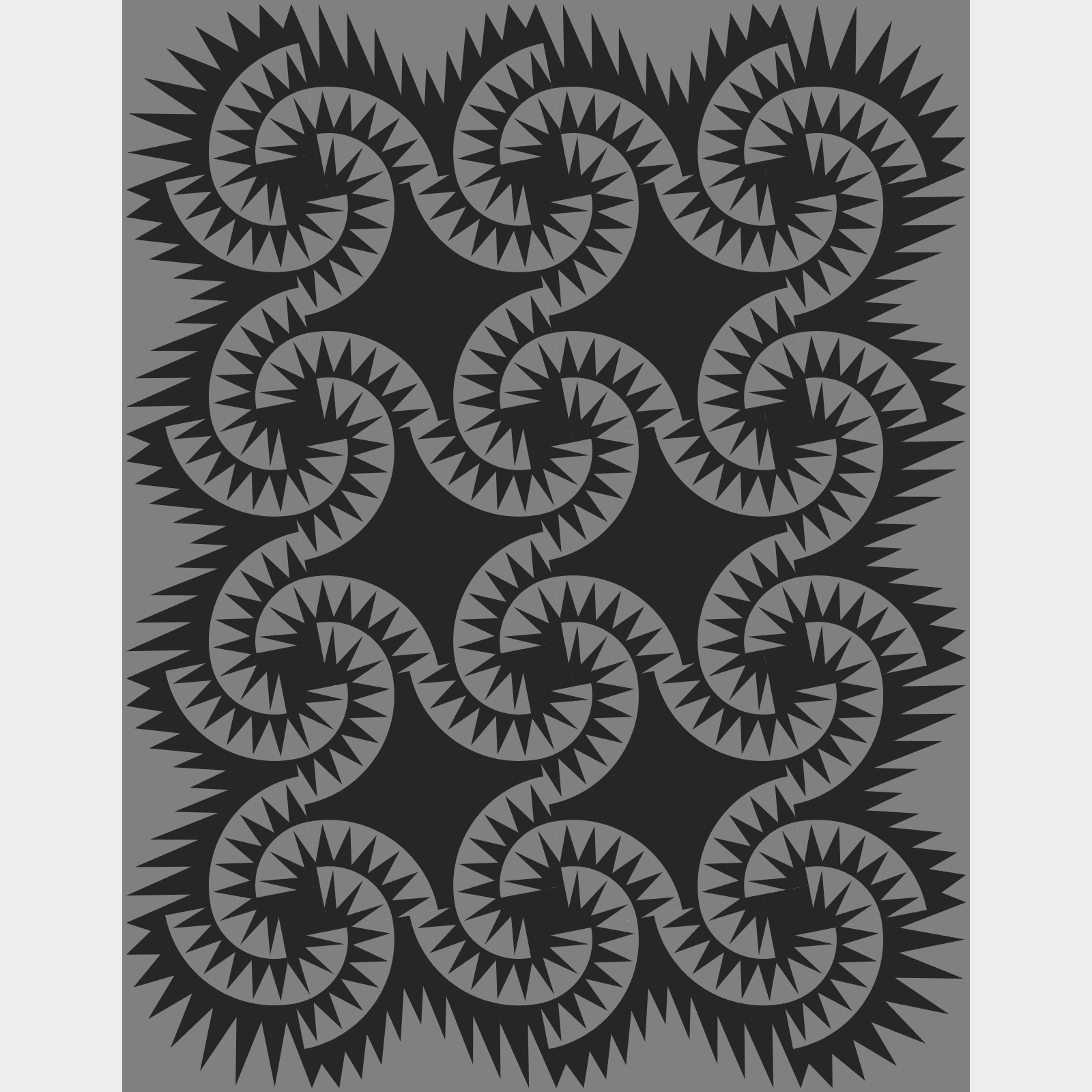 Storybook Pastures Wall Quilt 54 in x 70 in Blank Template