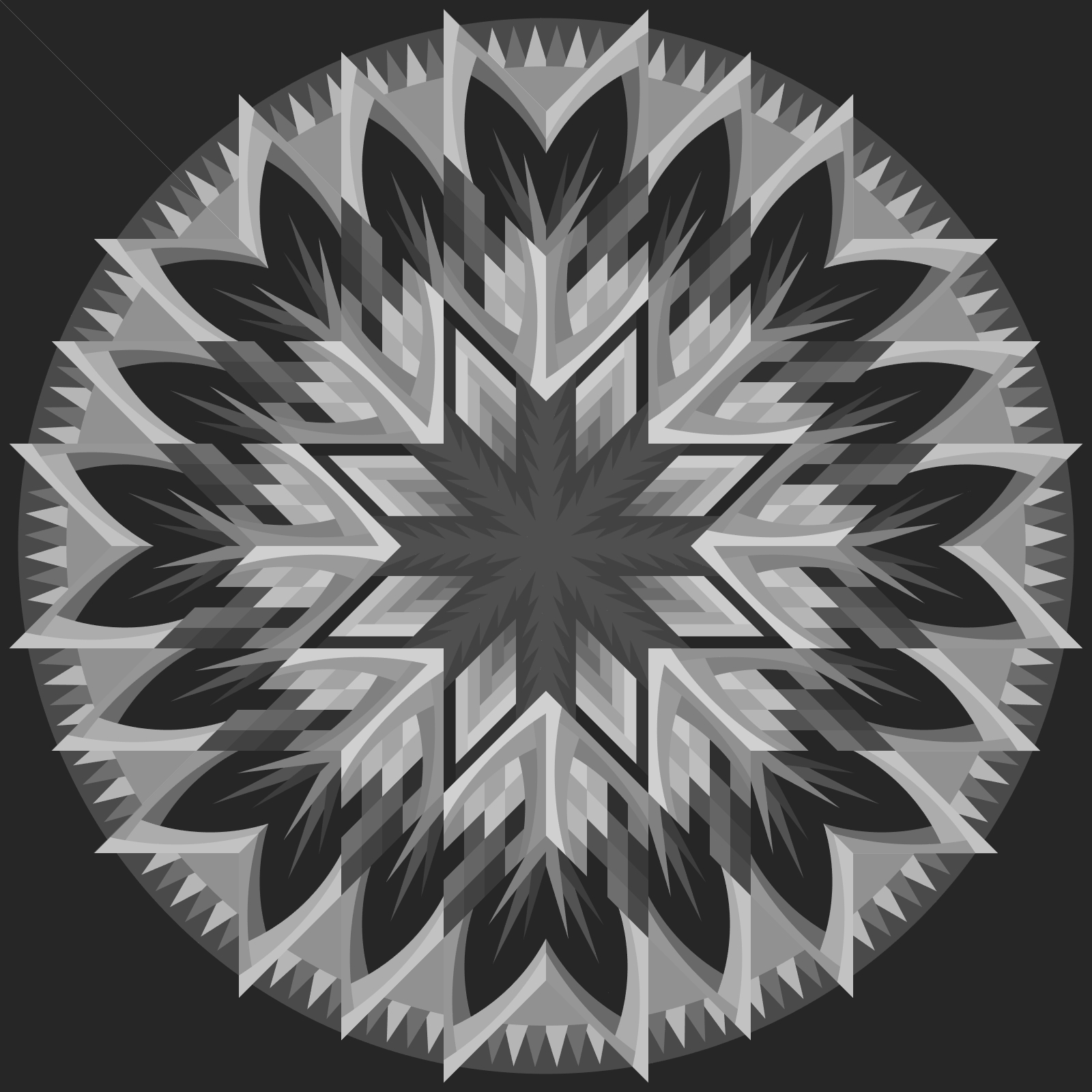 Succulent Jade 91 in x 91 in Blank Template