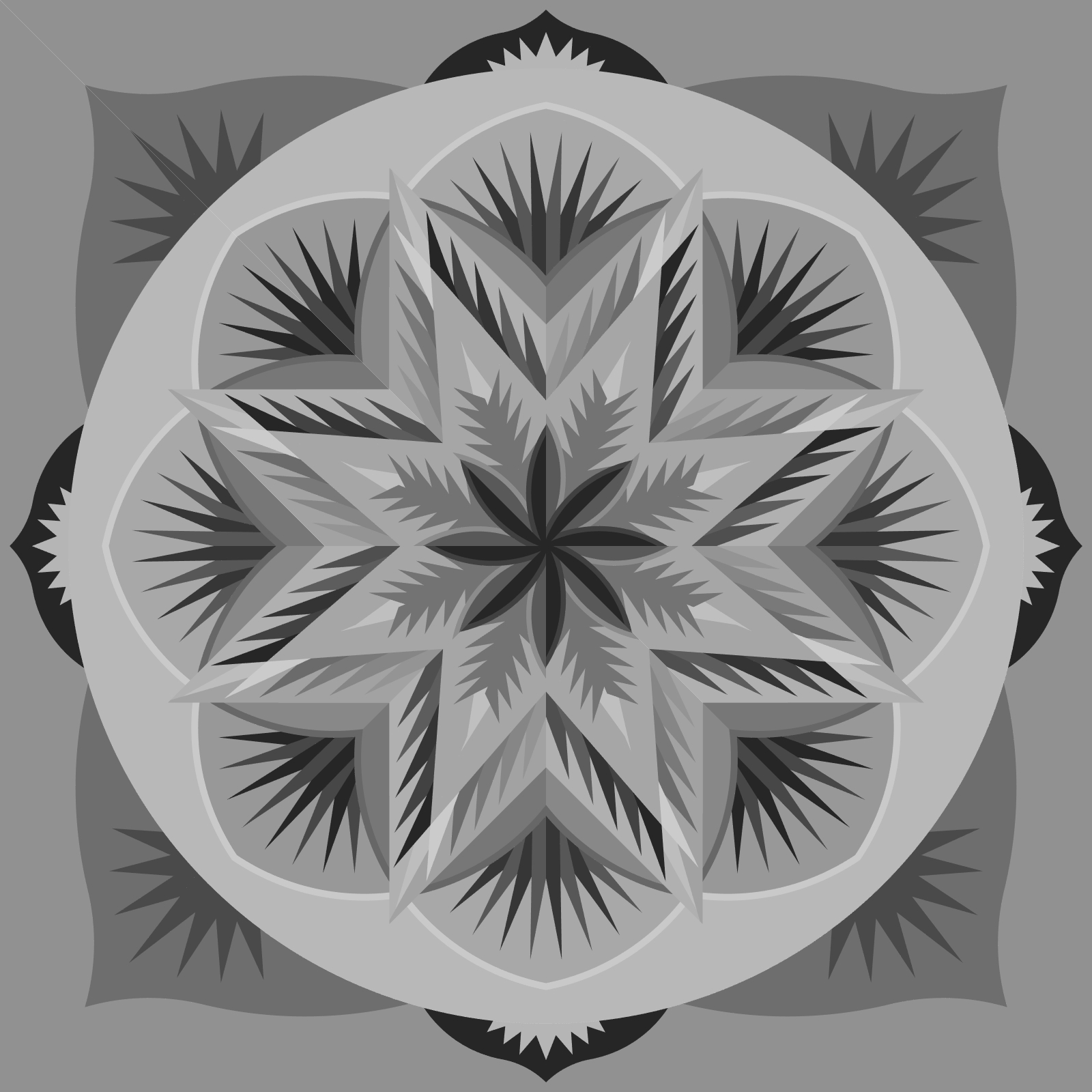 Snowfall Mixer 80in Wall Quilt