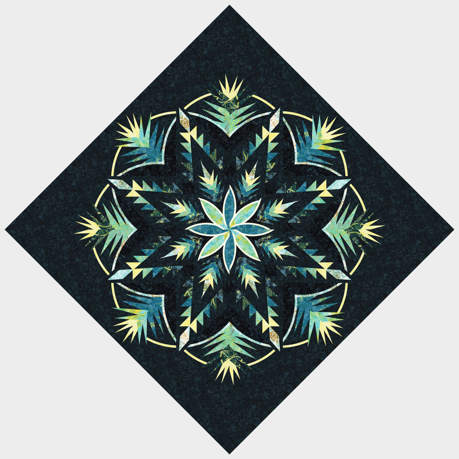 Tequila Lime Cover Quilt for Queen Expansion