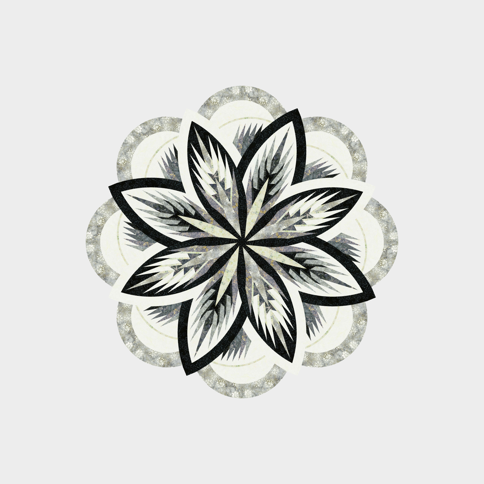 Sea Holly Queen in Blackberry Cobbler Choose your Own Border