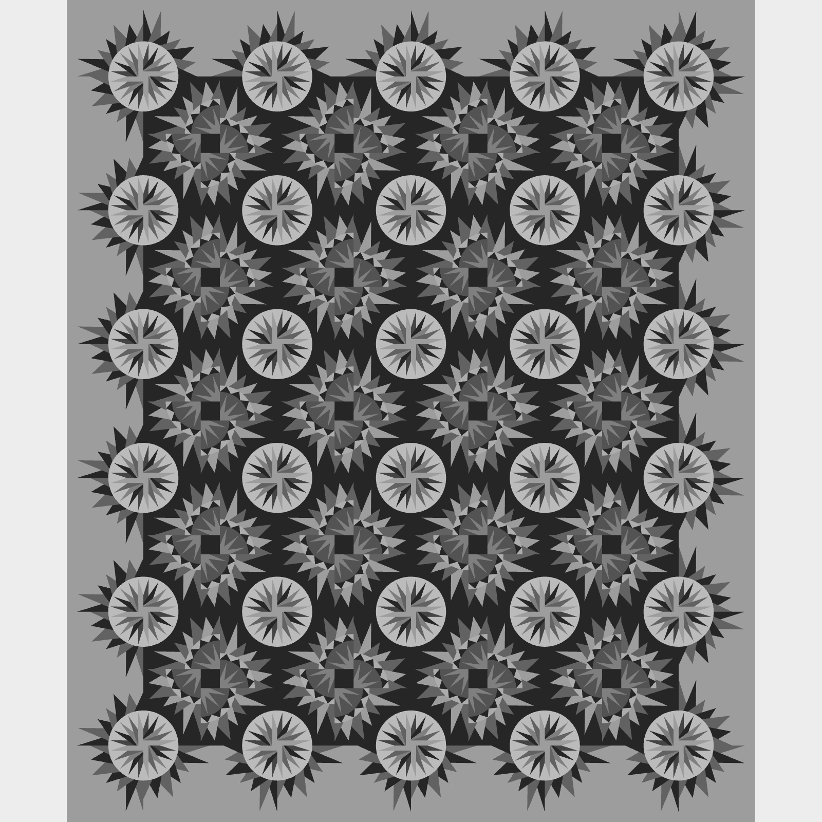 4th of July 108 in x 129 in King Expansion Blank Layout