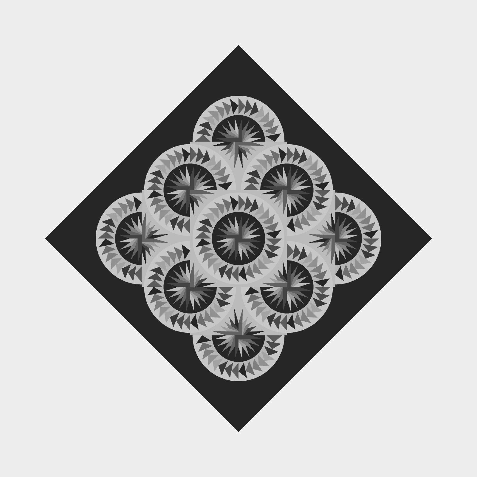 Autumn Splendor 2023 Queen Expansion Blank Template Choose your Border