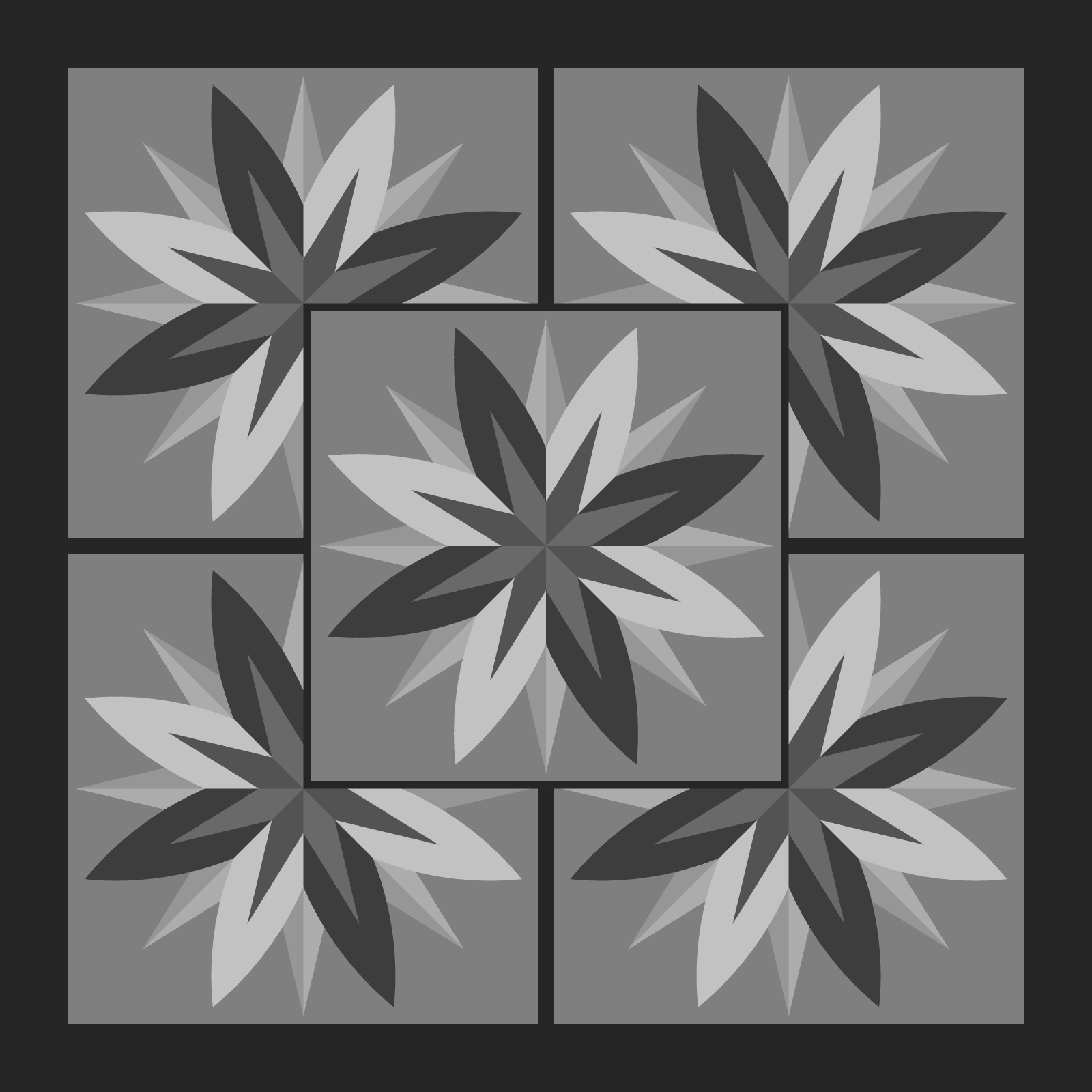 The Most Curious Garden Blank Template