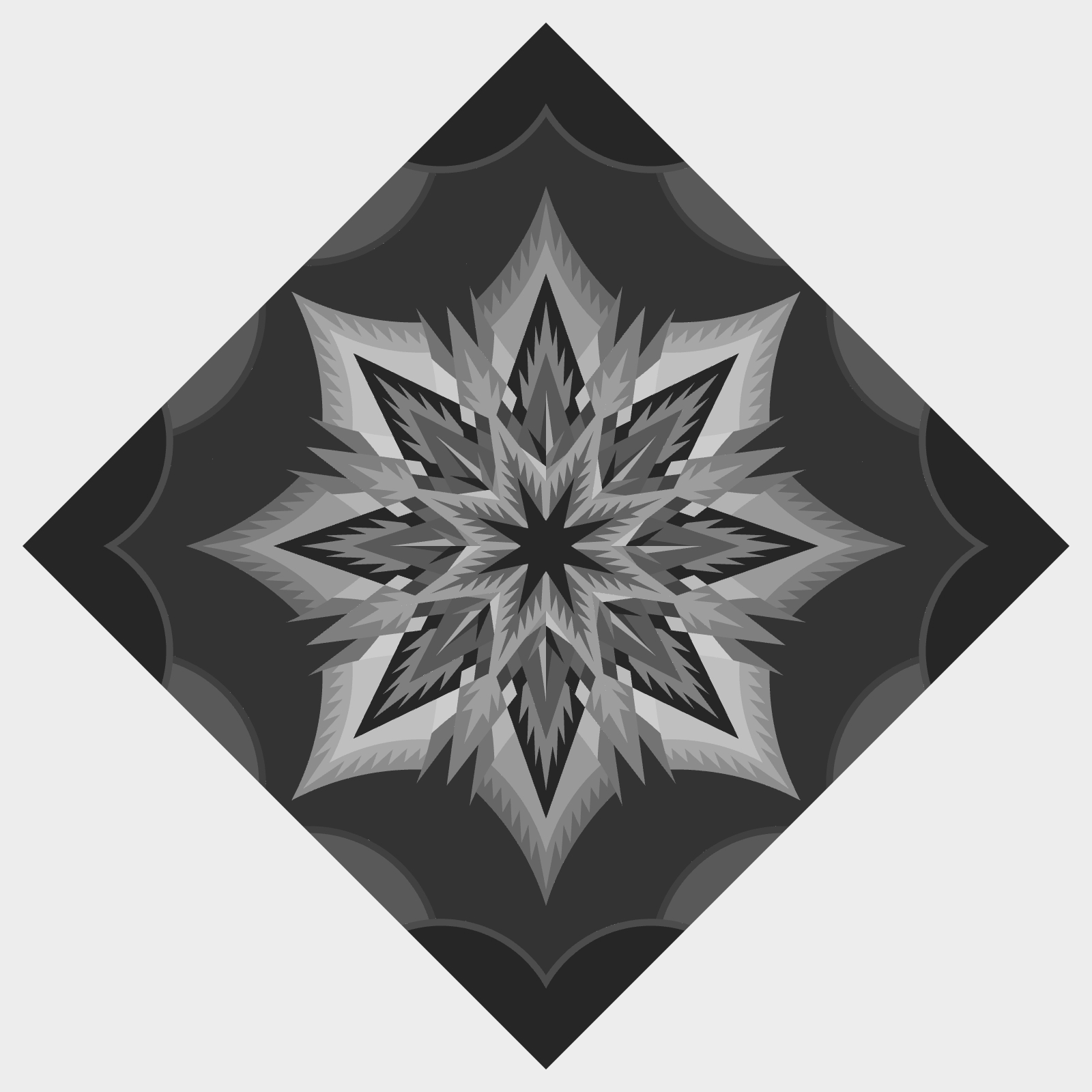 Heather in the Highlands King Blank Template Choose your Border