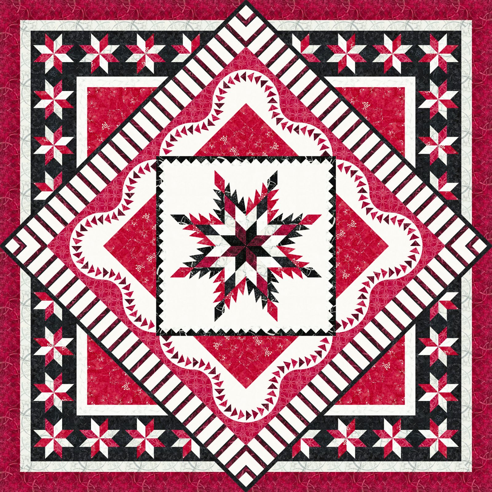 Tuscan Sunset Traditions Tonga Batiks • 99x99 Kit with Replacement Papers: $397.00 Sale: $317.60 Kit with Pattern: $425.00 Sale: $340.00