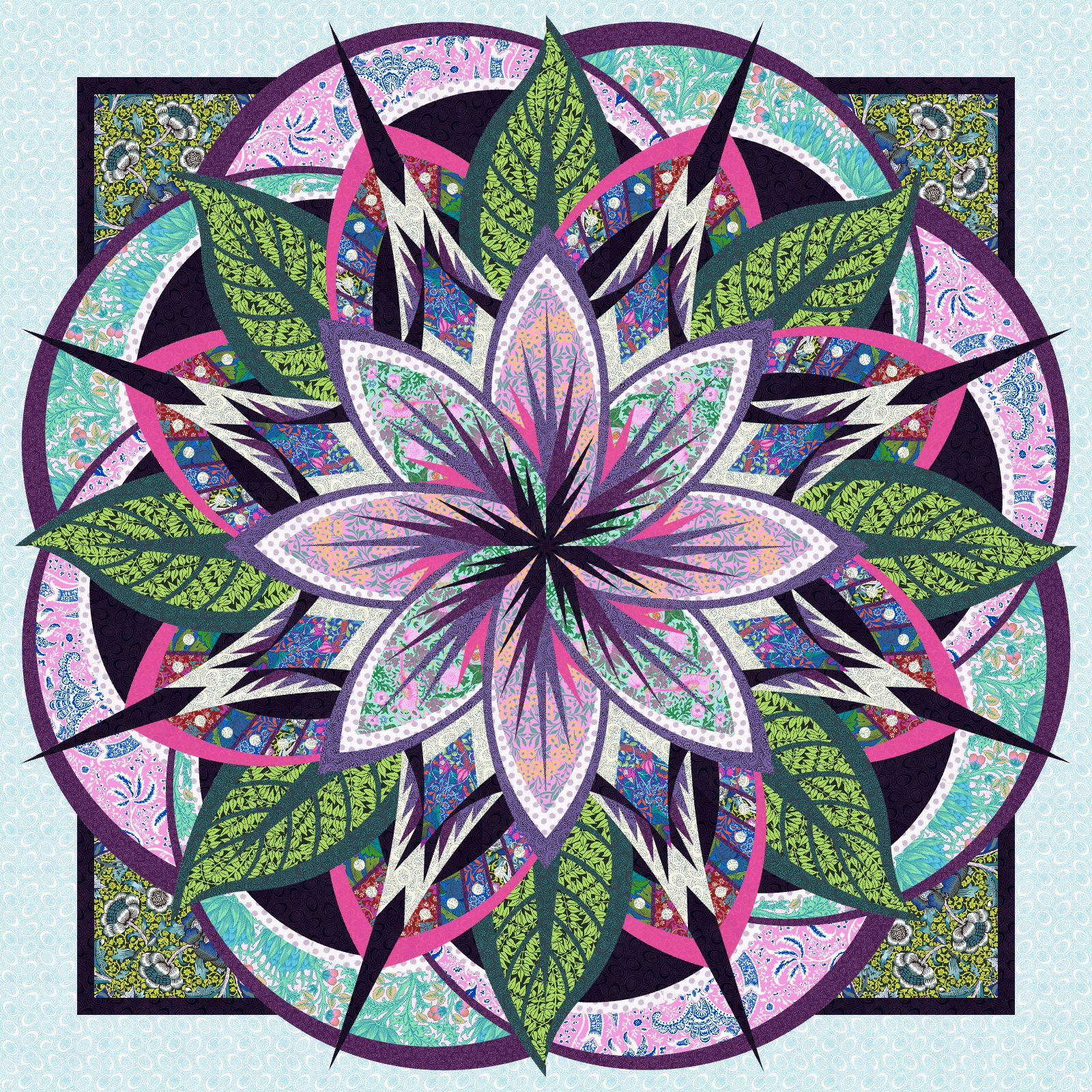 Jungle Magnolia Wall Kaffe + Morris & Co NOT ON COVER