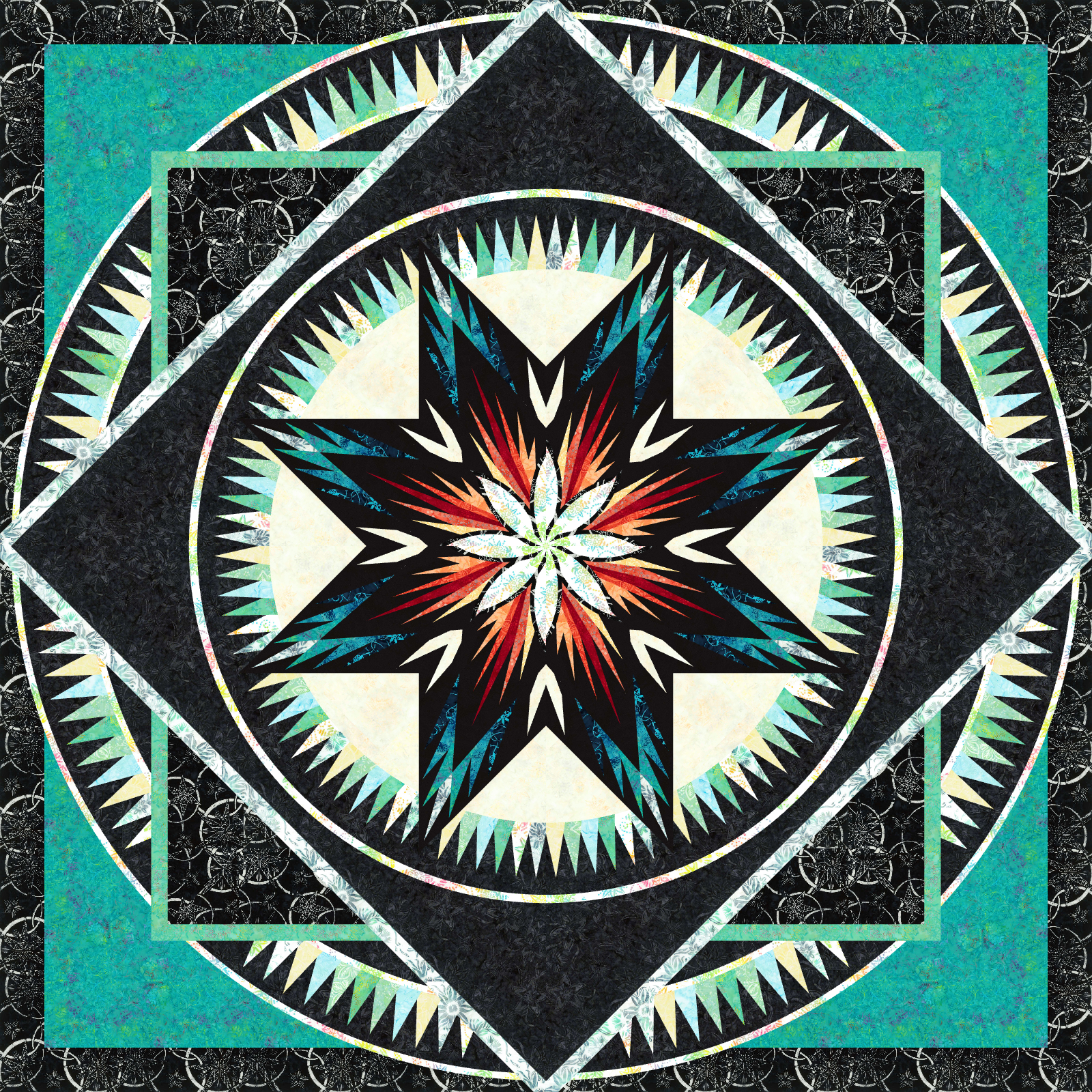 Cosmic Fireworks Queen Starfish and Gulf Coast