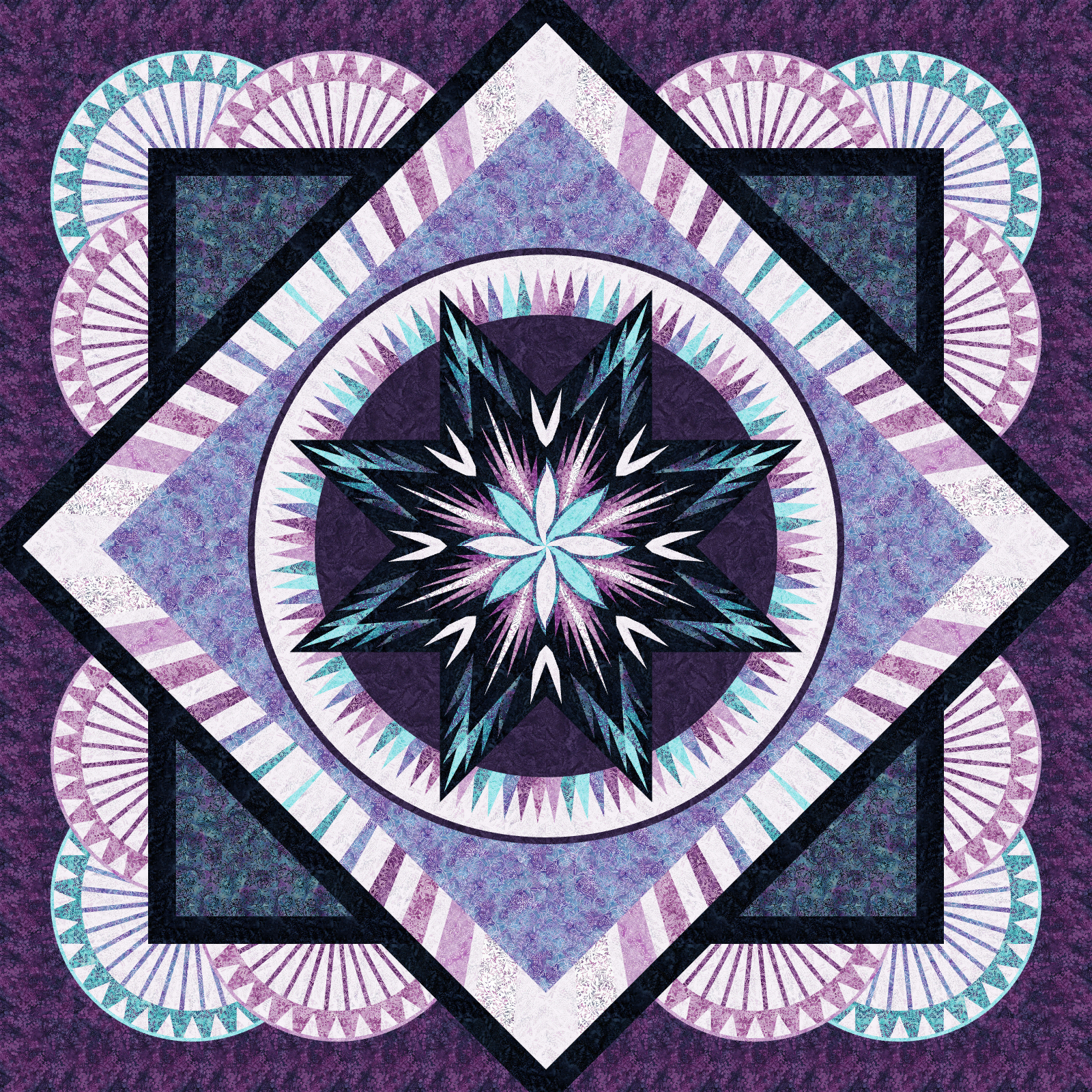 Cosmic Fireworks King Island Batik