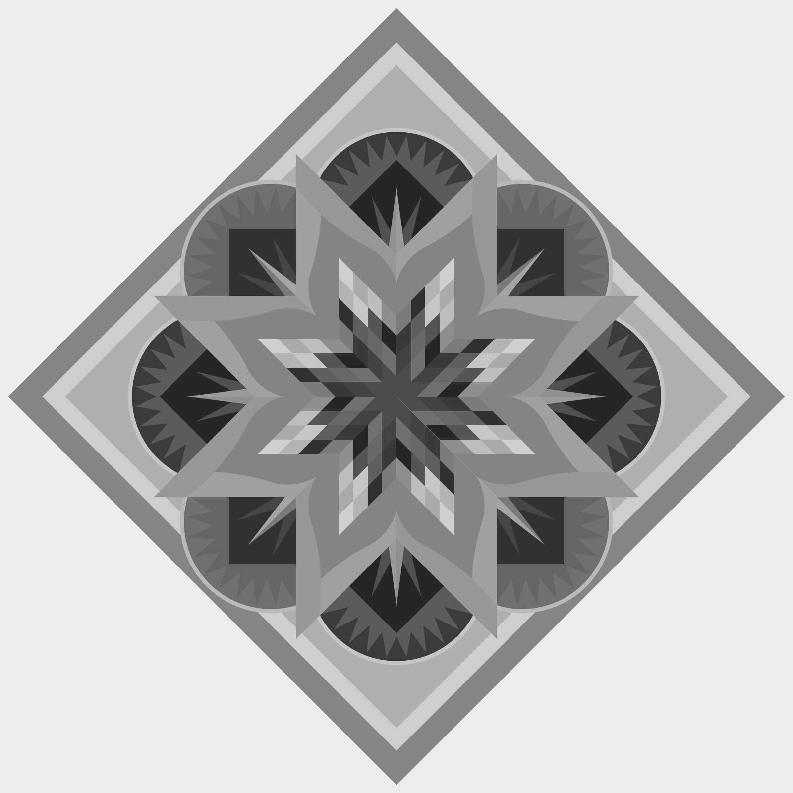 Sandstone Spires On Point 99 in square Blank Template