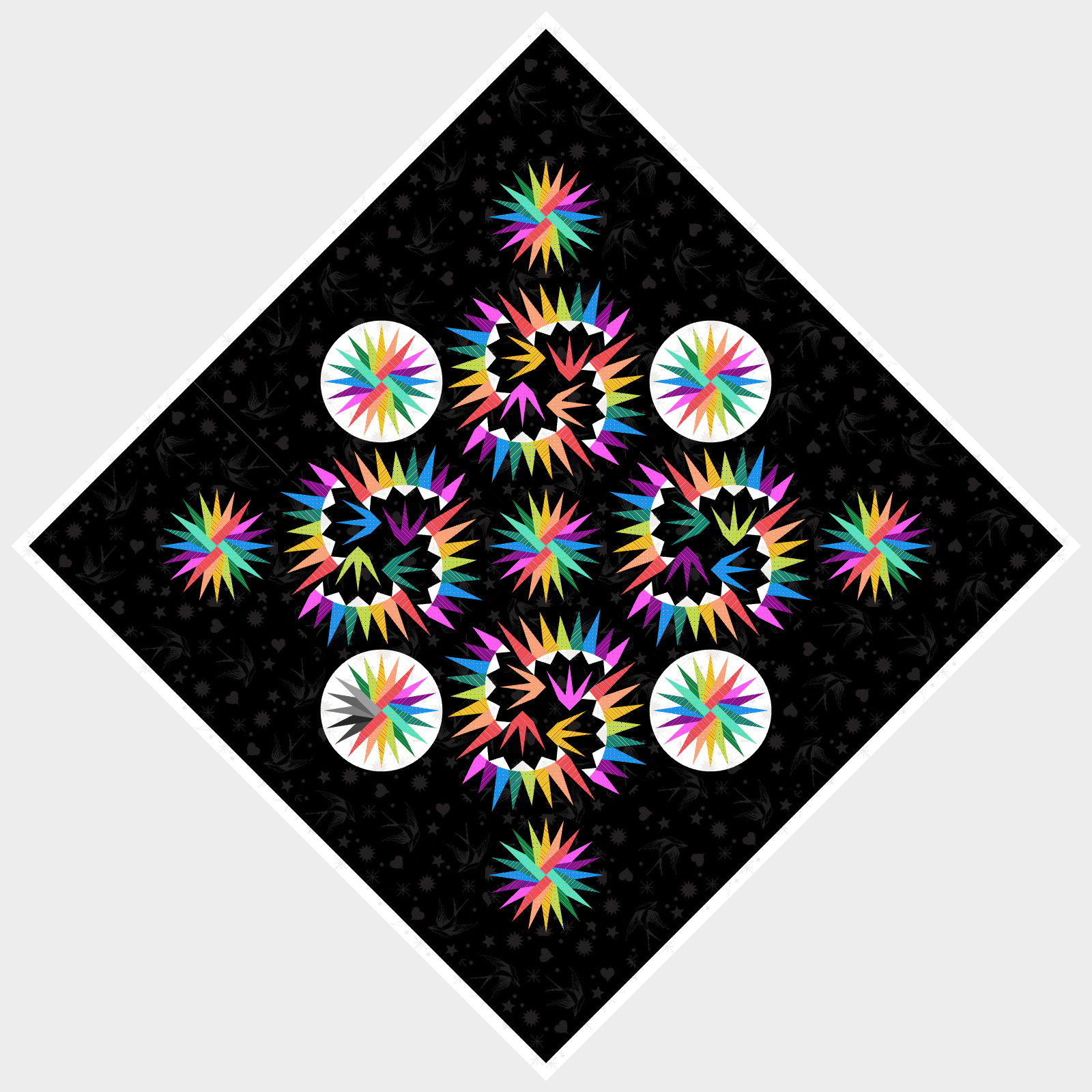 Geodes in Tula Pink Choose your Border