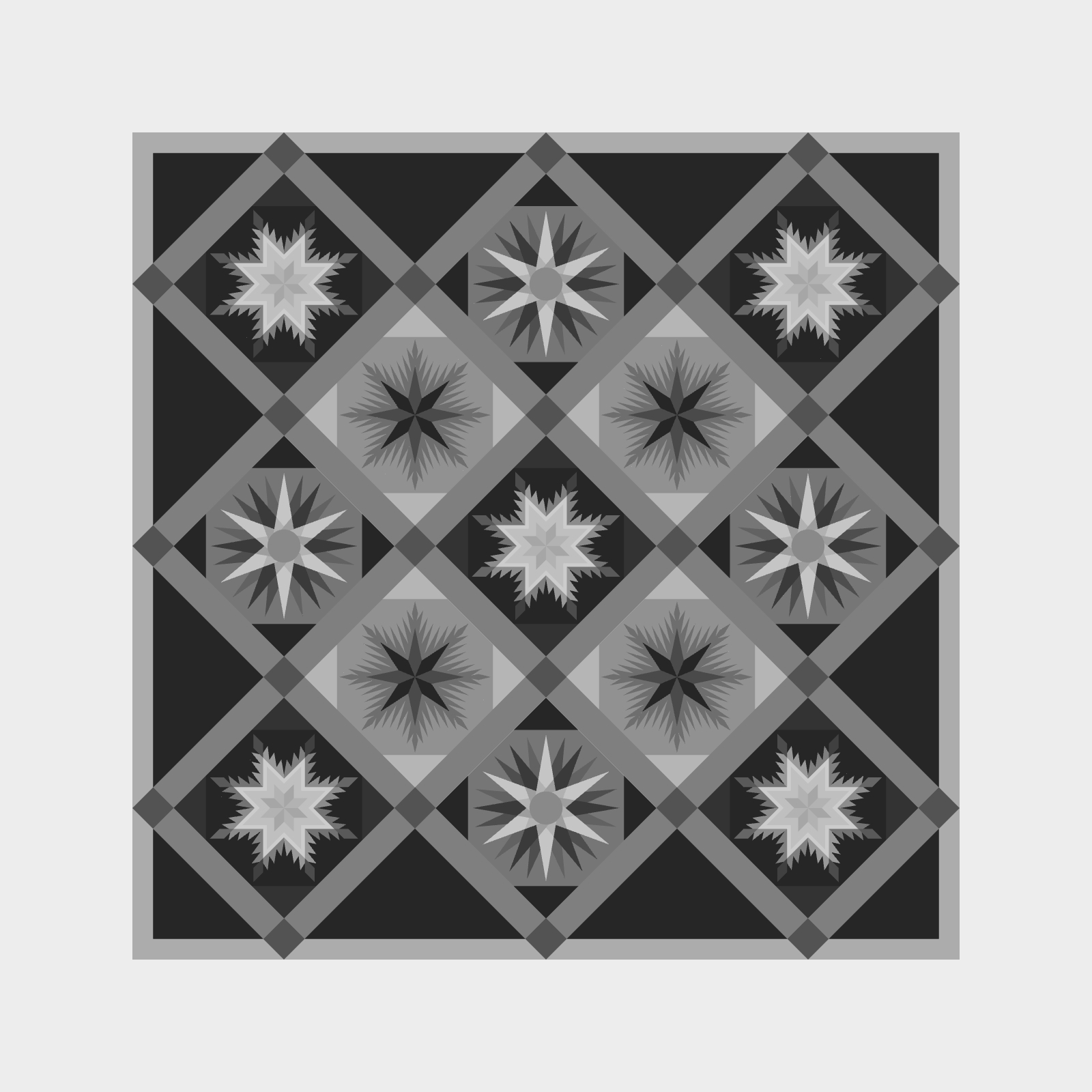 Winter Traditions Christmas Border No Embellishment Blank Template