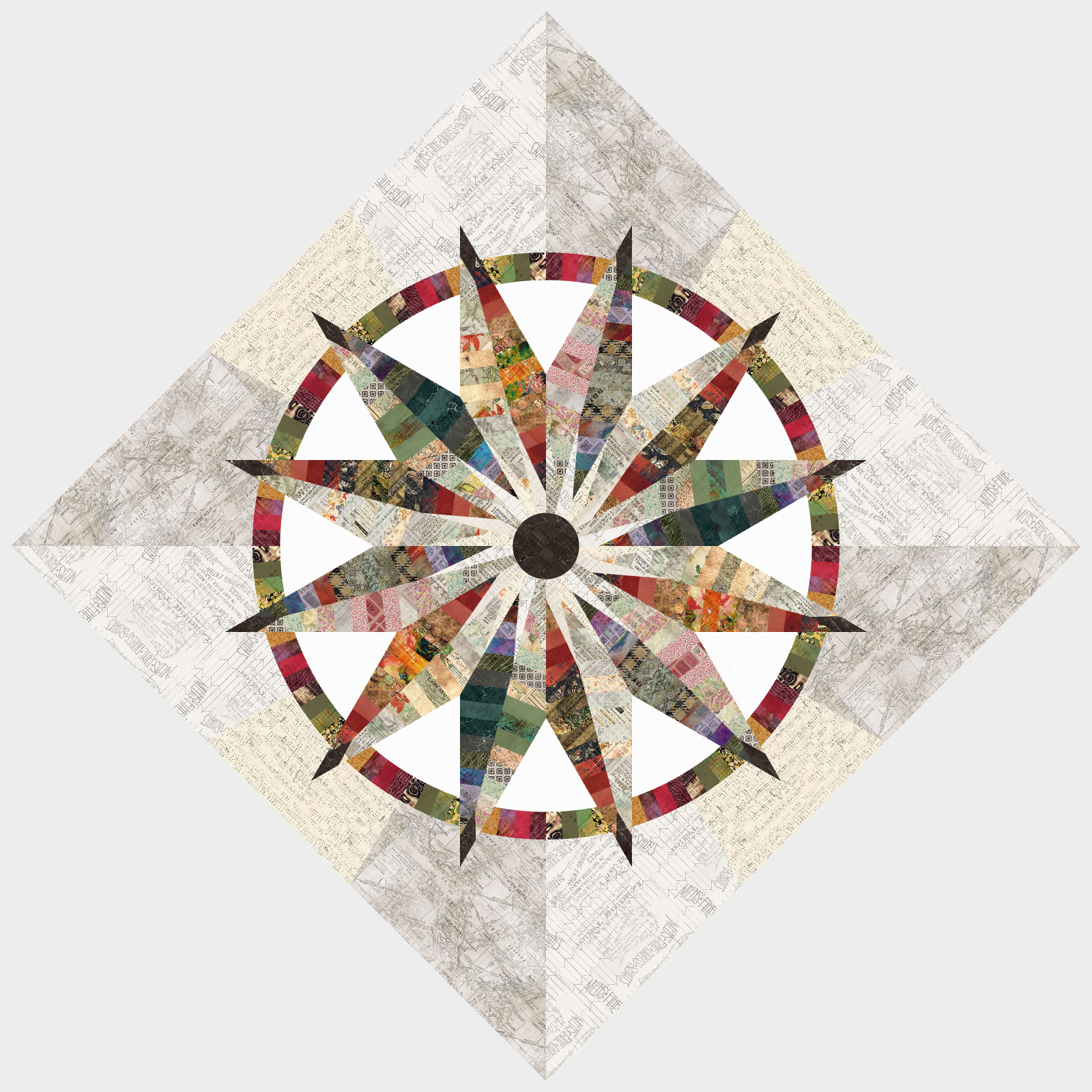 Sundial Tim Holtz Queen Expansion Choose your Border