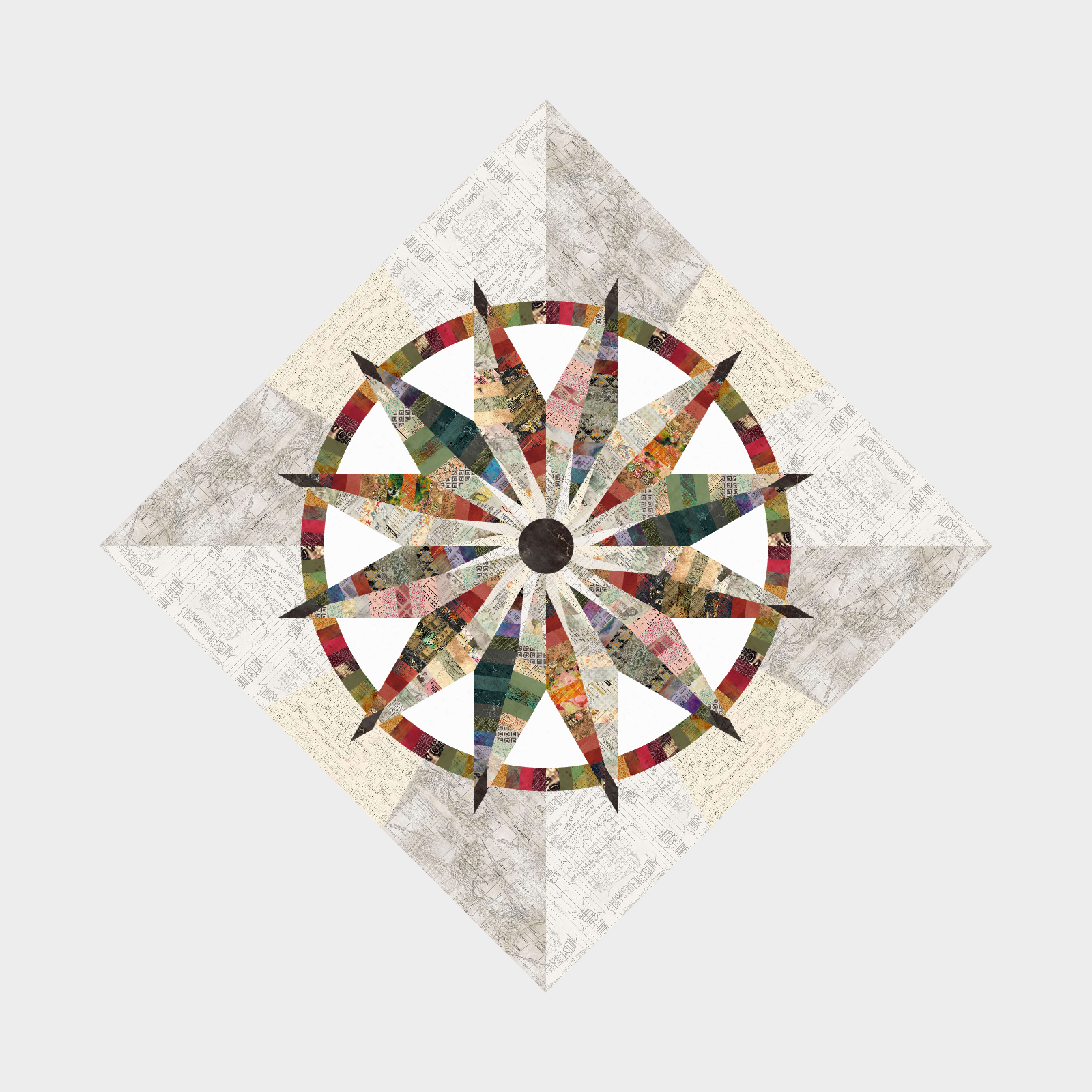 Sundial Tim Holtz Strips Queen To King Expansion