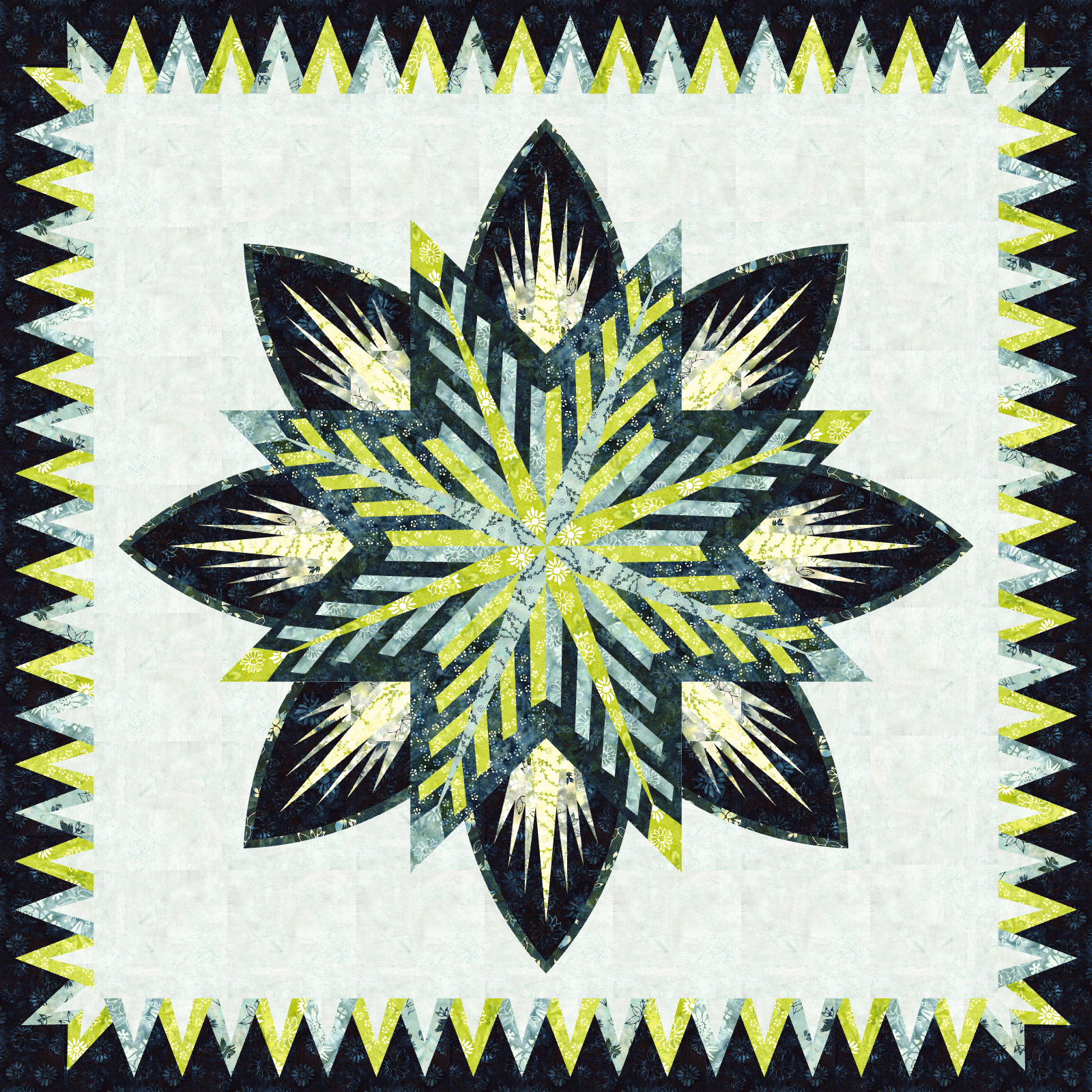 Berry Bramble Frosted Foliage