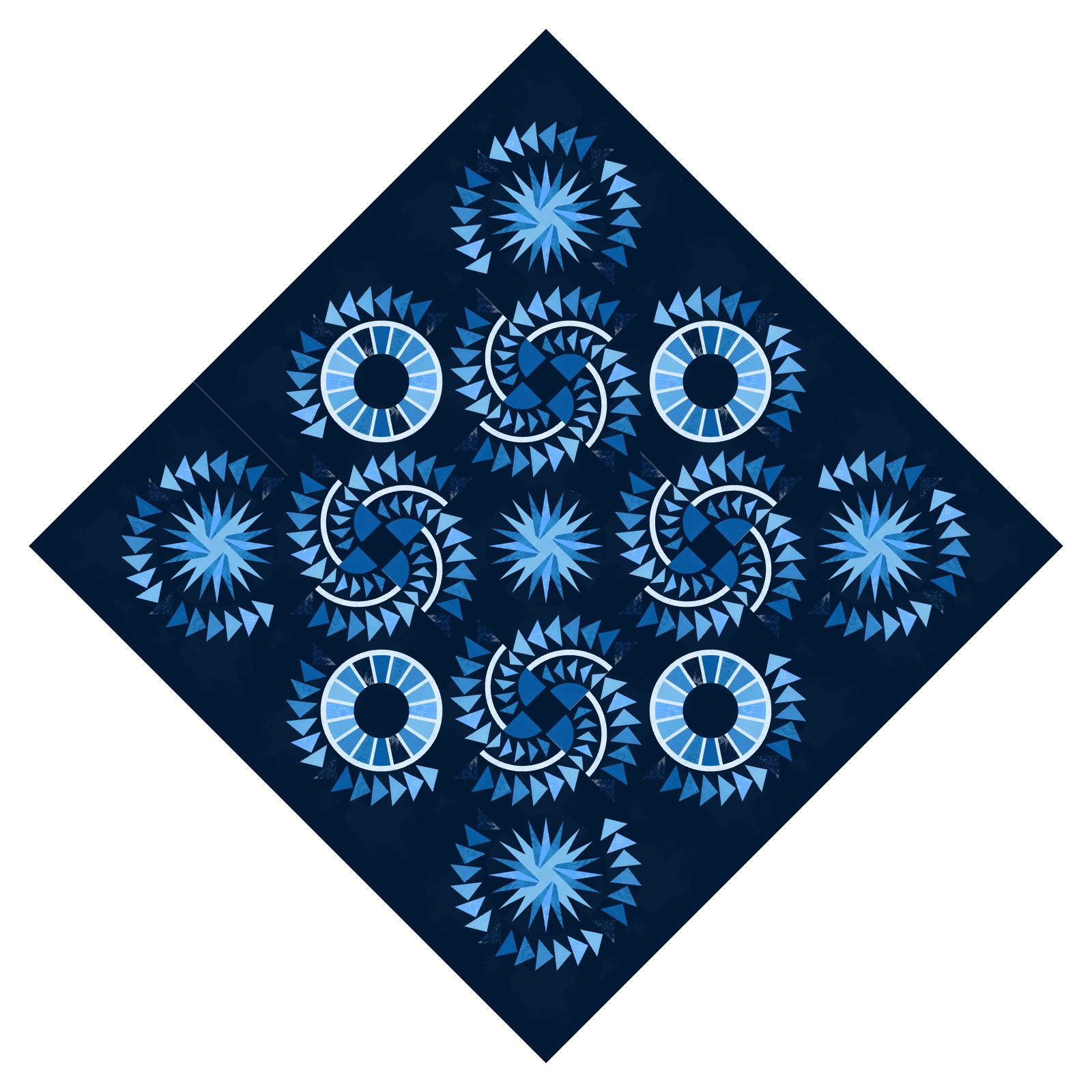 Riptides Queen Onpoint Expansion ColorStock Choose your Border