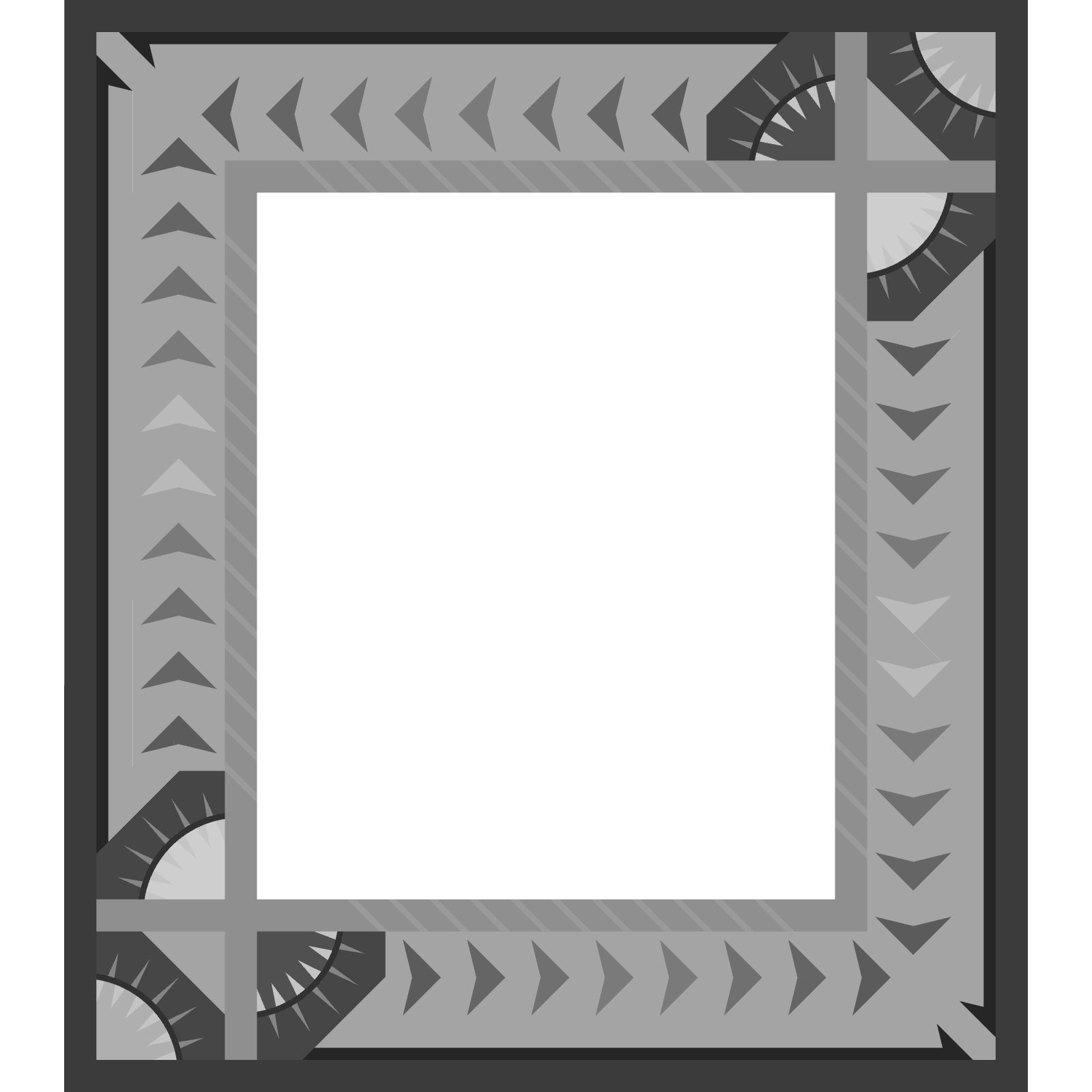 Alpine Tracks 60 x 68 Portrait Blank Template