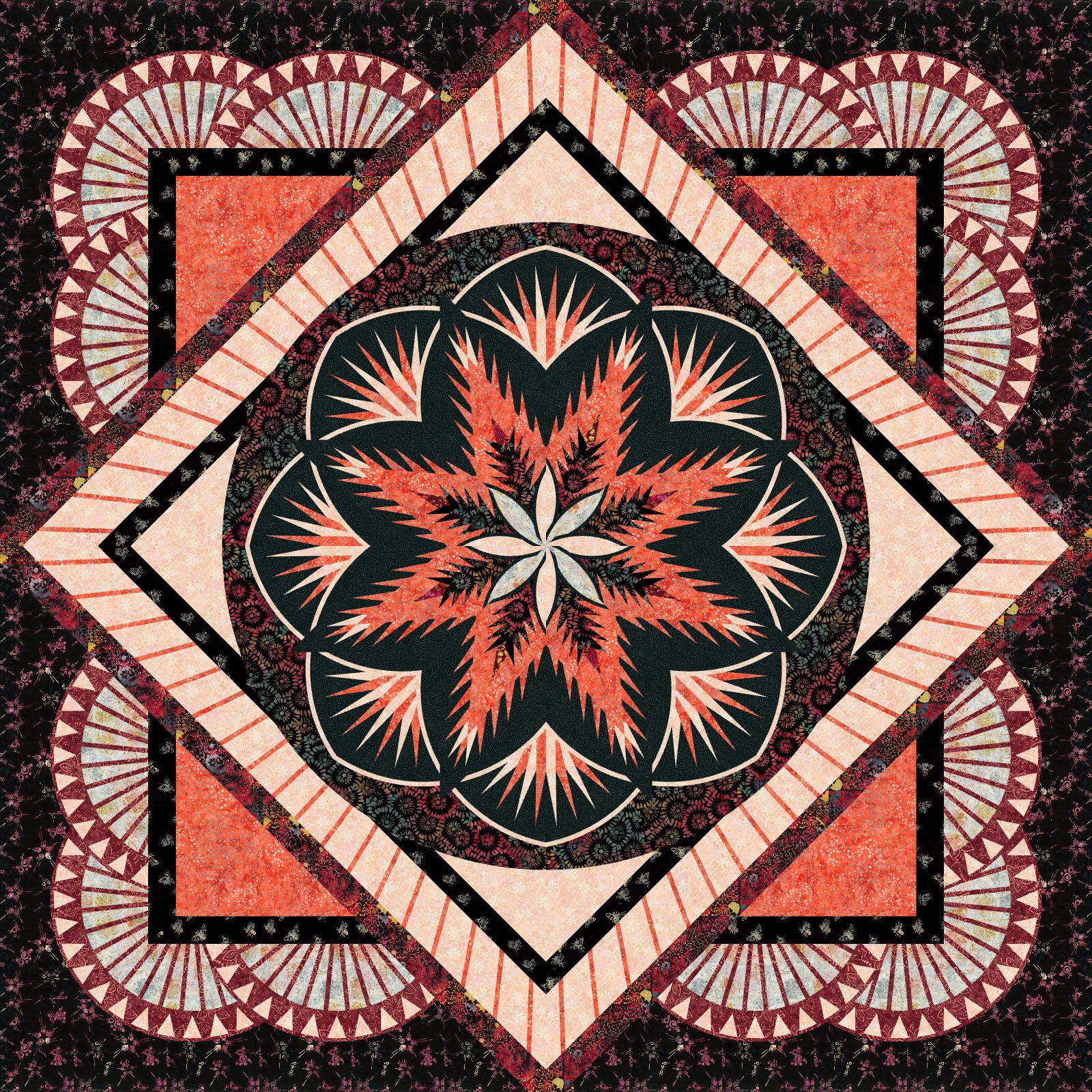 Honeycomb • 118x118 $450.00 $623.00 Kit with Pattern