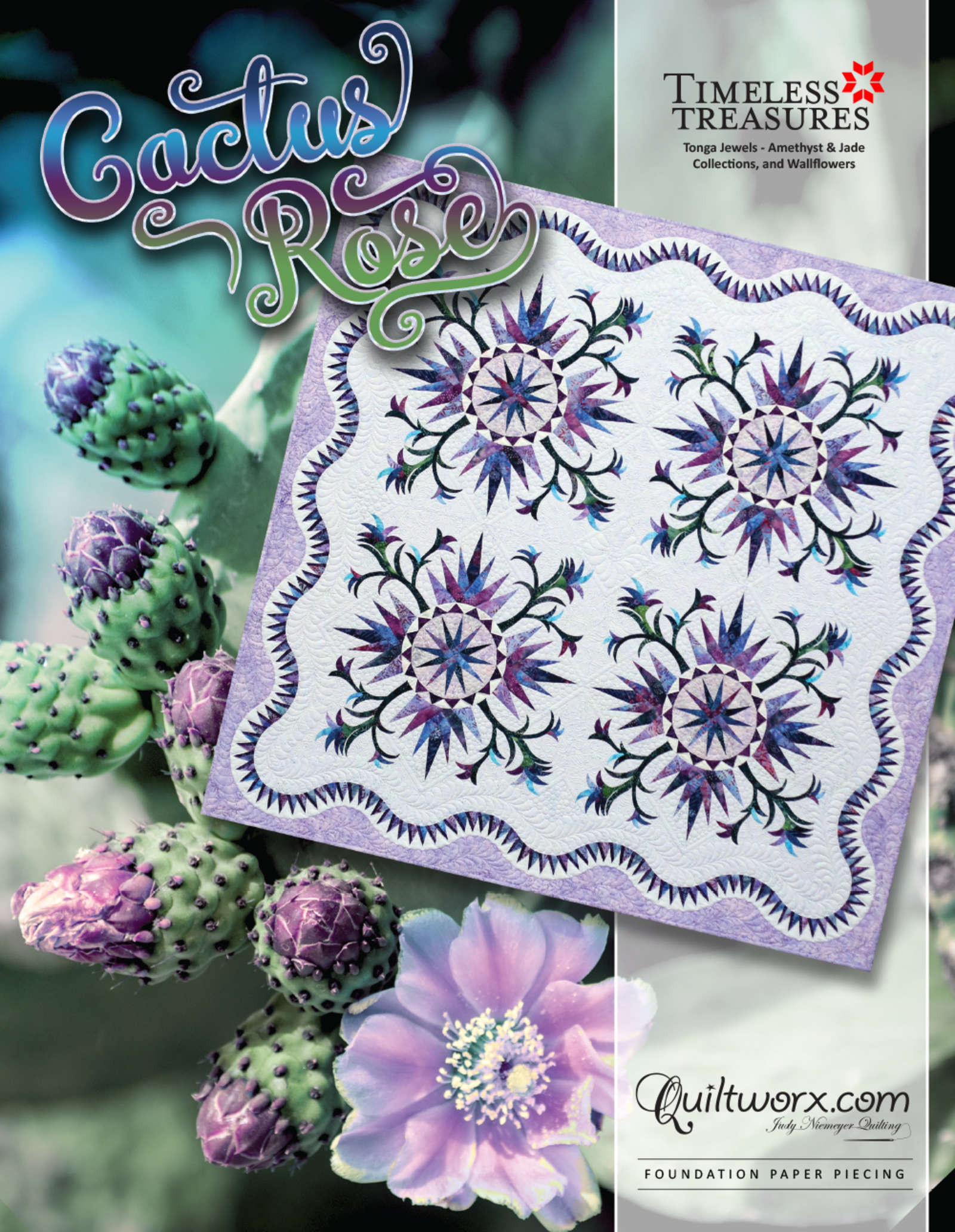 cactus rose quilt pattern