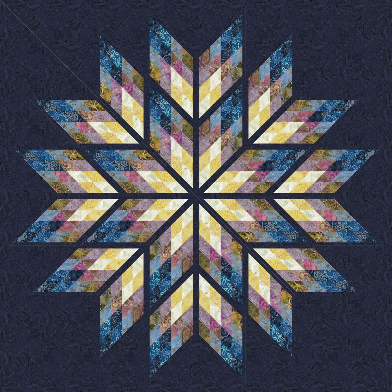 Prismatic Star Cobblestone Kit Quilt Kits Marketplace Quiltster