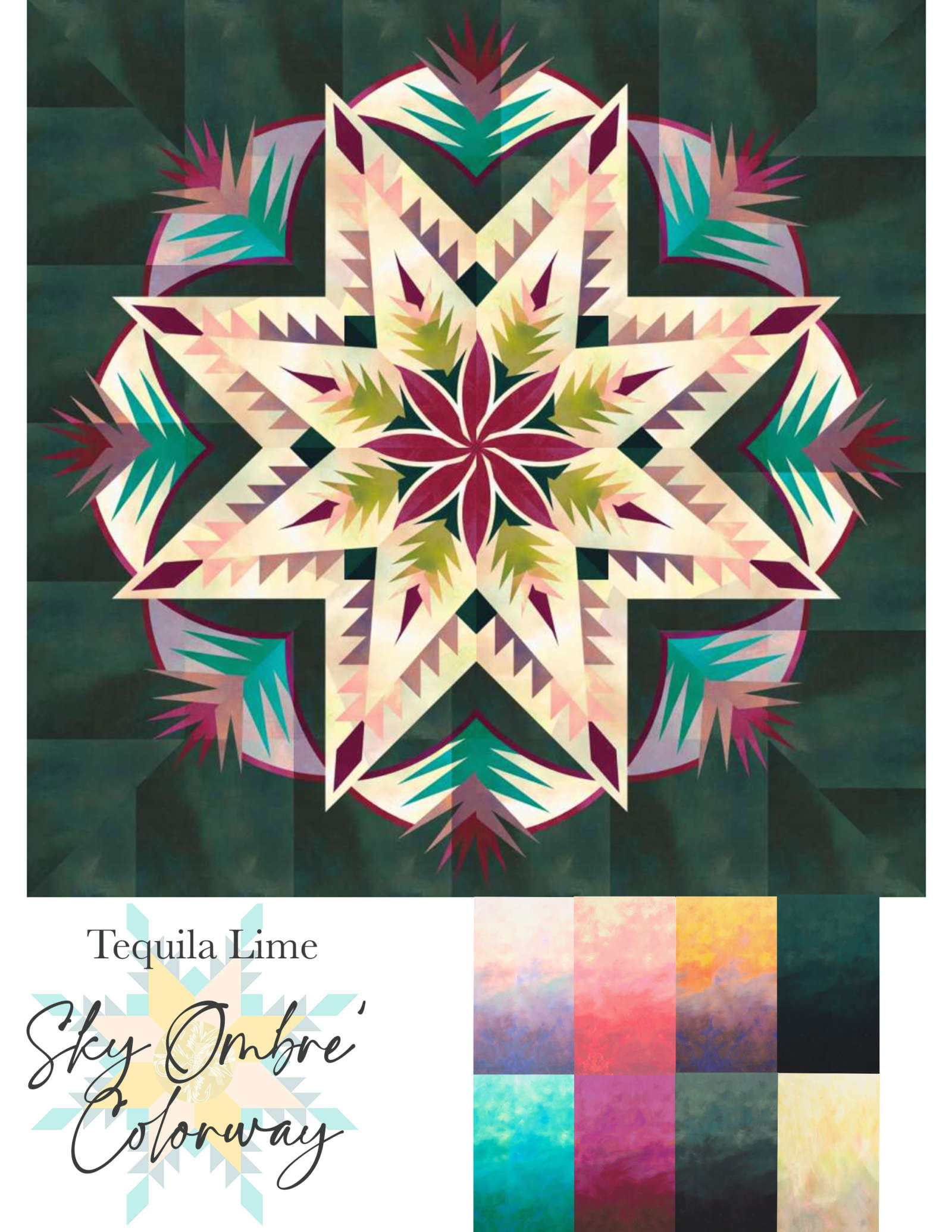 Ombre' Tequila Lime Quilt Kits Marketplace Quiltster