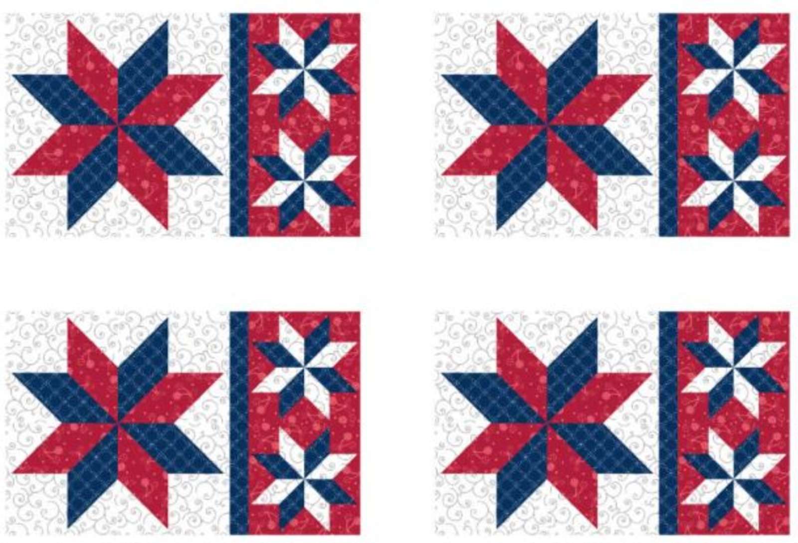 Red, White & Bloom Kimberbell Feature Quilt, Quilt Kits, Marketplace