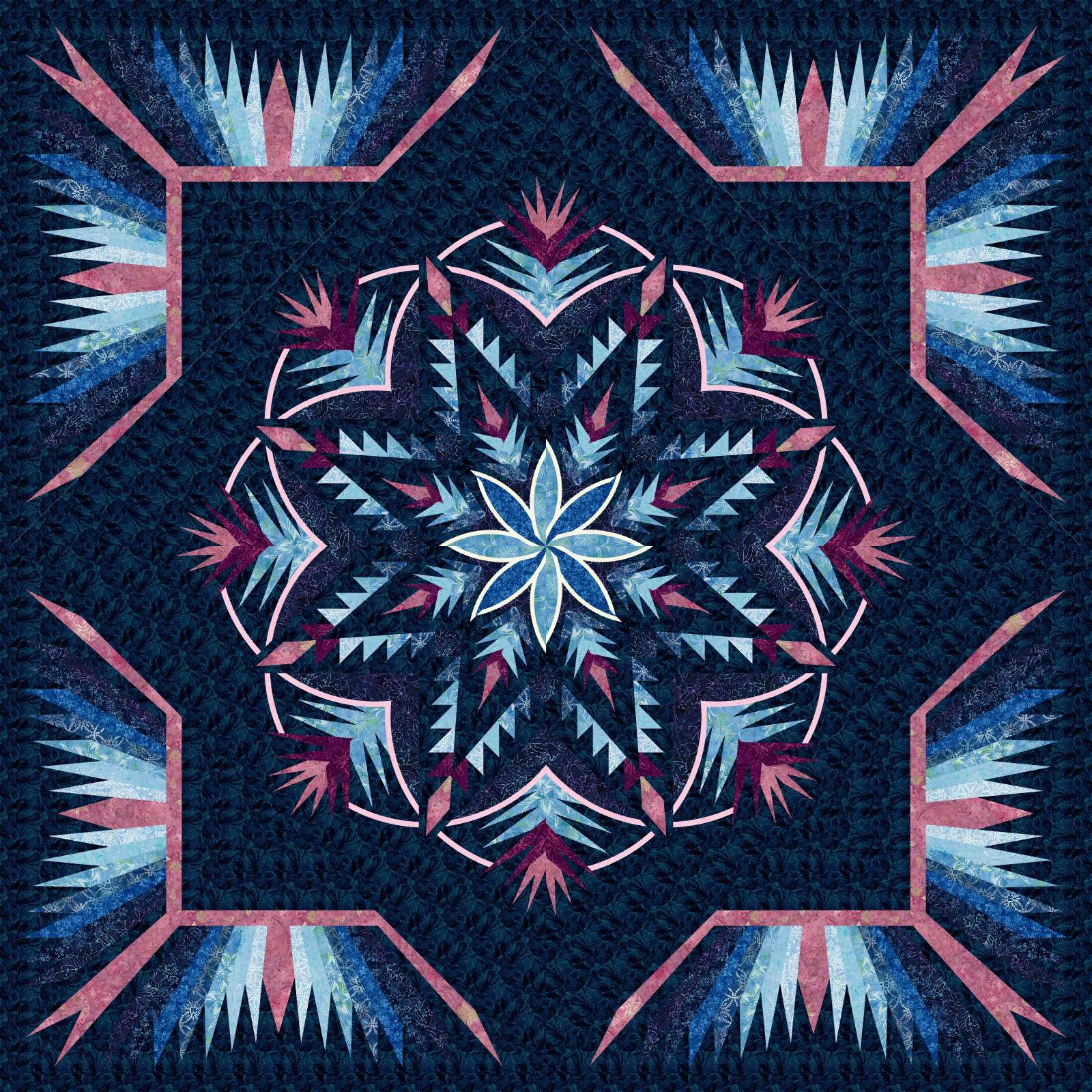 Tequila Lime Queen Blueberry Tart and Purple Quilt Kits Marketplace