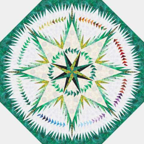 Emerald City in Wildflowers by Timeless Treasures