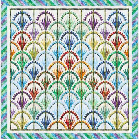 Clamshell Queen in Wildflowers 96