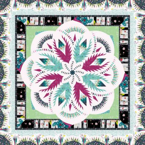 Vintage Rose Queen ~ Art Gallery Fabrics (Borders Not Alternating Colors Check Kitting Handout on Website for Variation)