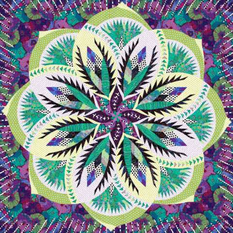 Vintage Rose Wall Quilt ~ Kaffe Fabrics Free Spirit