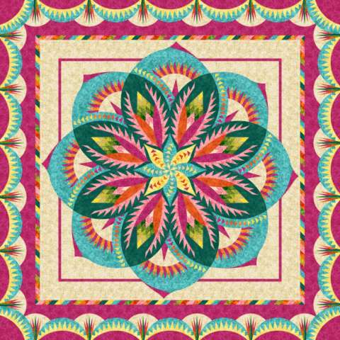 Vintage Rose Queen in Blank Fabrics