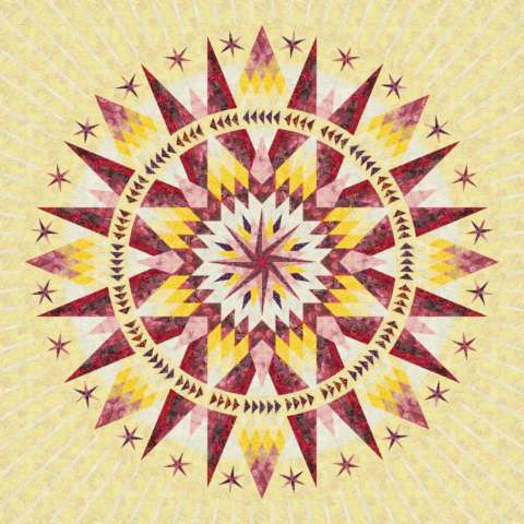 Caribbean Starfish in Passion Fruit by Judy and Judel Niemeyer and Timeless Treasures