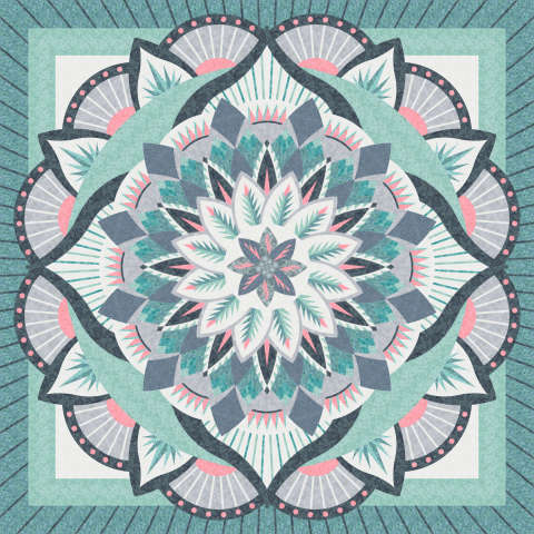 Hoffman 1895 Dahlia Queen Template