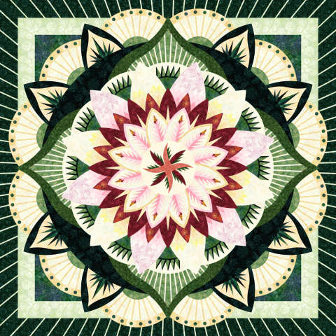 Emerald and Wallflowers Dahlia