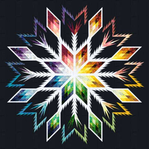 The Rainbow Crystal in the Prismatic Strip Set