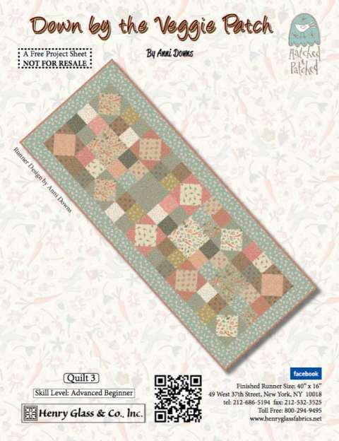 Down by the Veggie Patch Table Runner (3)