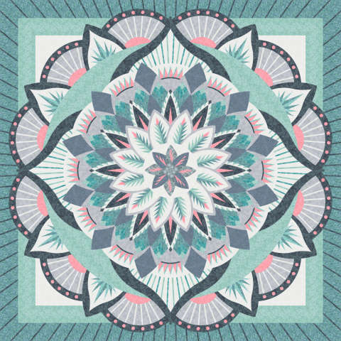 Hoffman 1895 Dinner Plate Dahlia  **FREE SHIPPING**  KITS GUARANTEED!