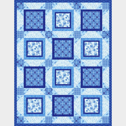 Blue Dream by Diannart for Henry Glass Fabrics