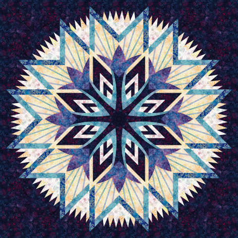 Kaleidoscope in Amethyst by Timeless Treasures