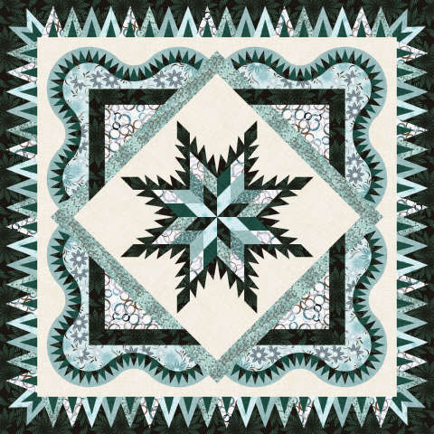 Wintergreen  in Desert Rose Fabric Collection