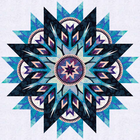 Amethyst in the Original Pattern Colorway