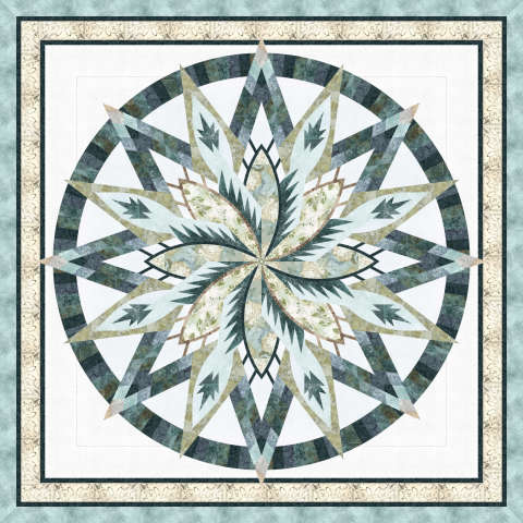 Silver Shores in Vintage Farmhouse Fabric Collection by McKenna Ryan